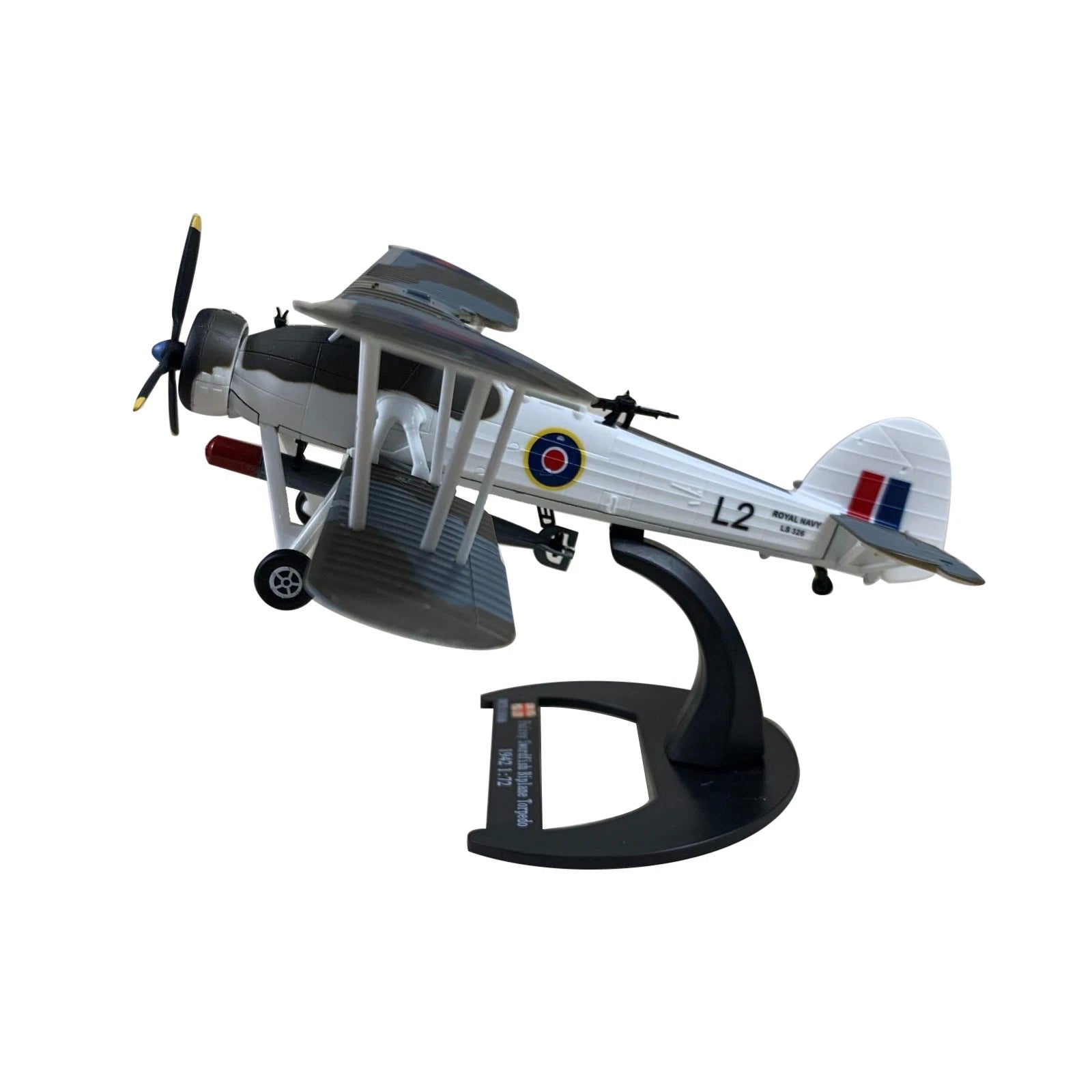 1/72 Wwii British Navy Fairey Swordfish Aircraft Model Restore