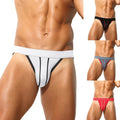 Mens Mesh Sports Briefs Low Rise Underwear With Bulge Pouch Breathable