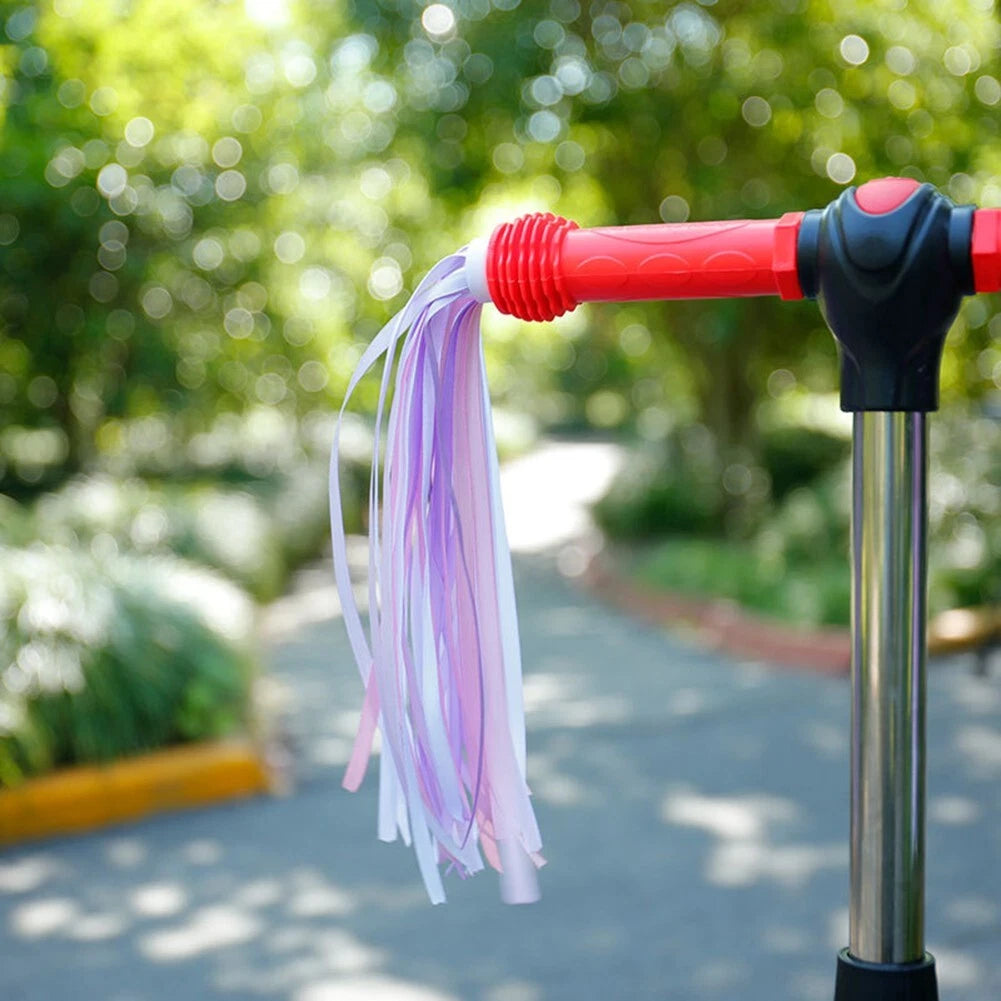 Bicycle Handlebar Bike Scooter Streamers Sparkle Tassel Ribbon Boys &