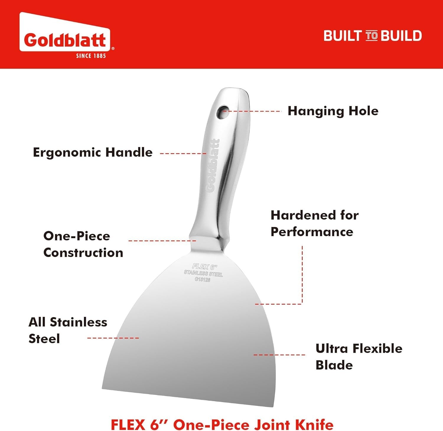 Goldblatt 6" Putty Knife by Goldblatt