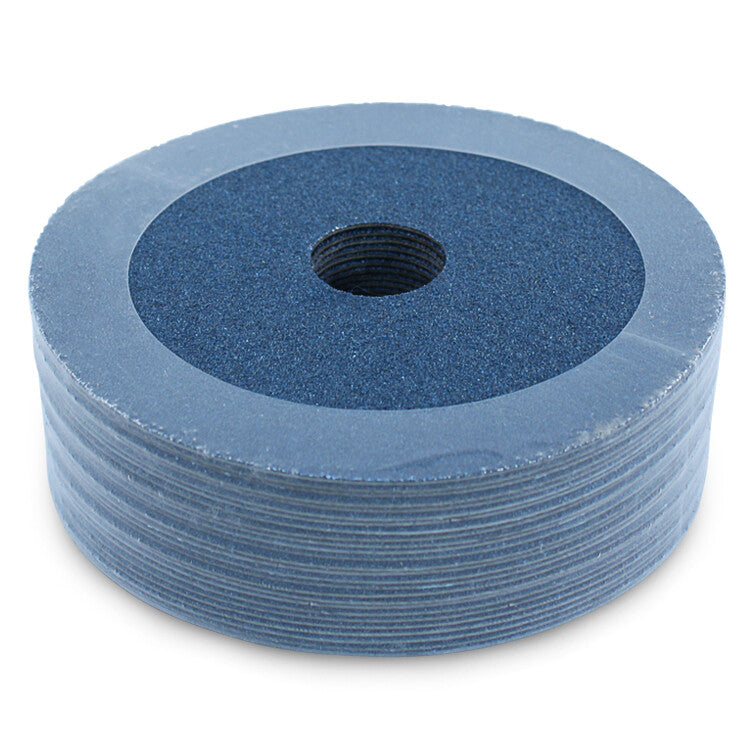 100 Pack - 5" Zirconia Resin Fiber Disc 120 Grit 5 inch Grinding &