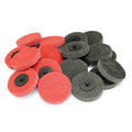 10 Pack - 3" Quick Change Surface Preparation Disc Non-Woven Die Grinder Pads