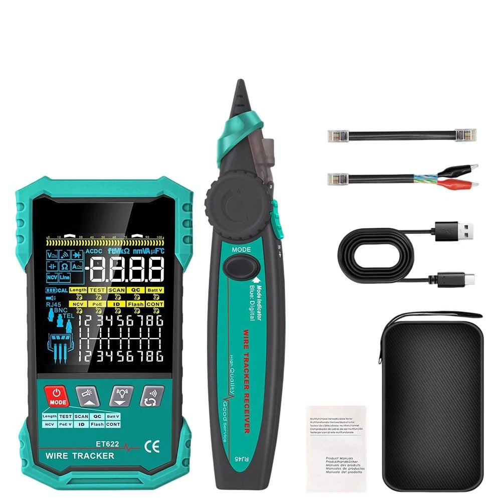 Et622 136x80x30mm Main + 185x35x27mm Receiver + Et623 Multimeter