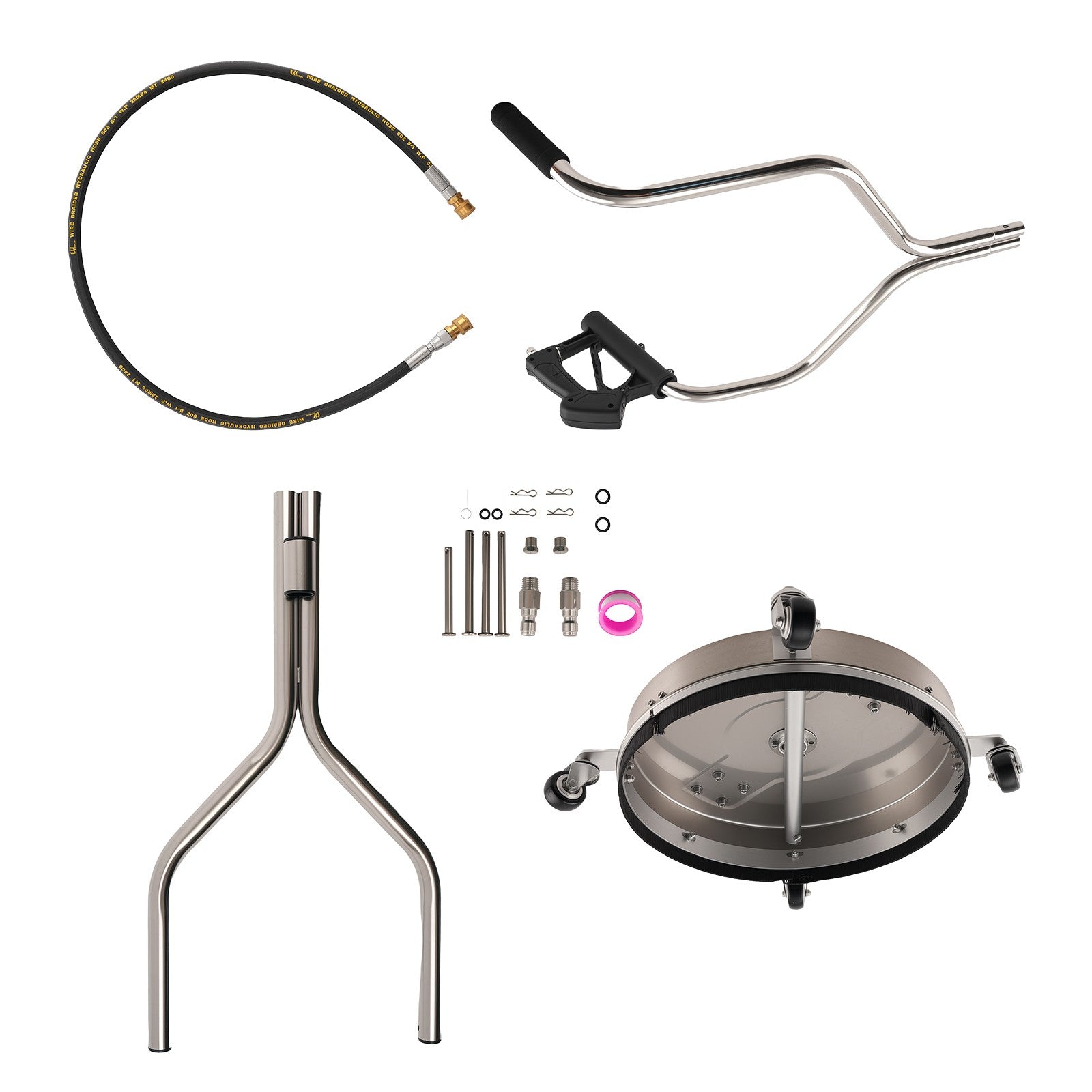 Listing1* 16.5in Pressure Washer Surface Cleaner Attachment