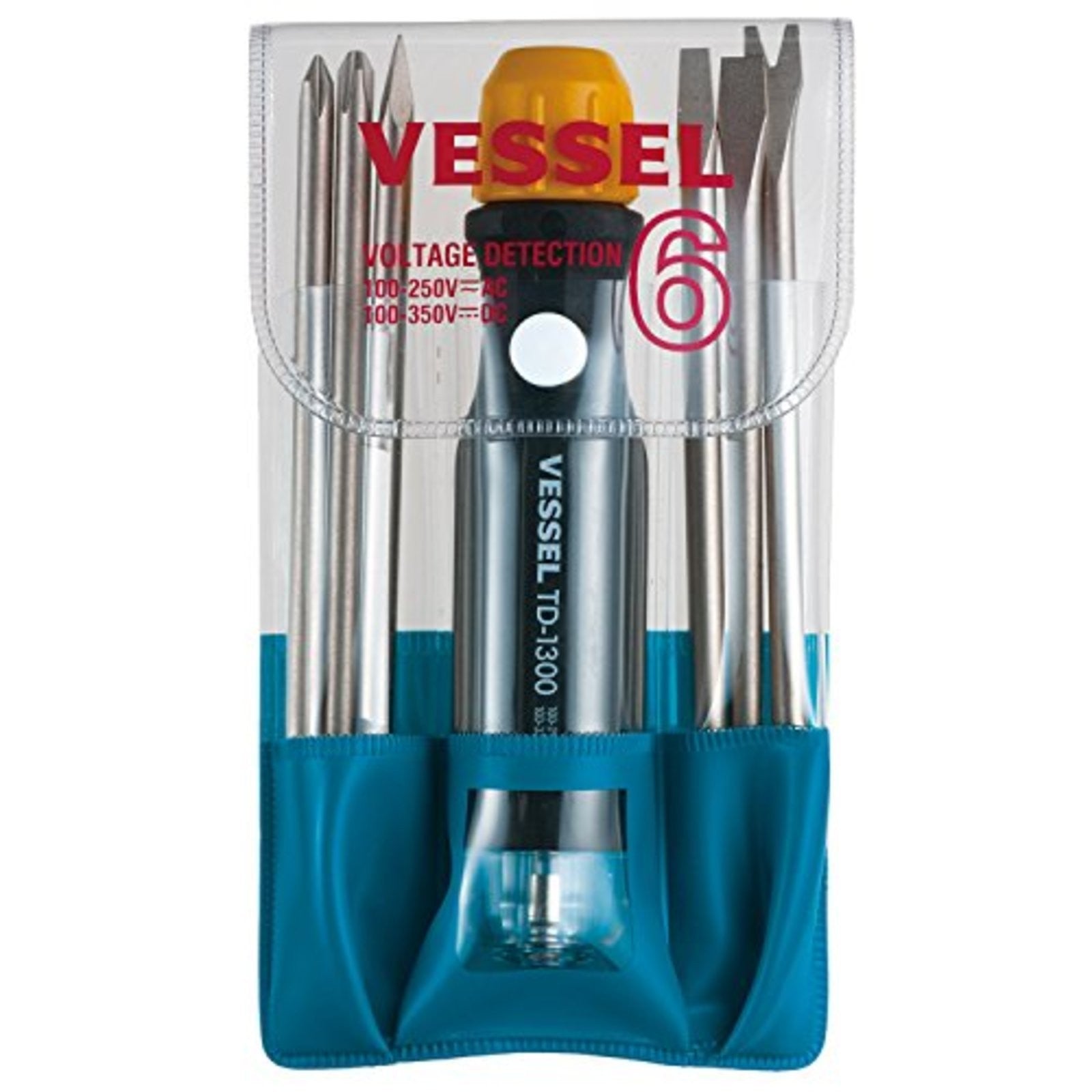 VESSEL 6-Piece Voltage Detection Screwdriver Set