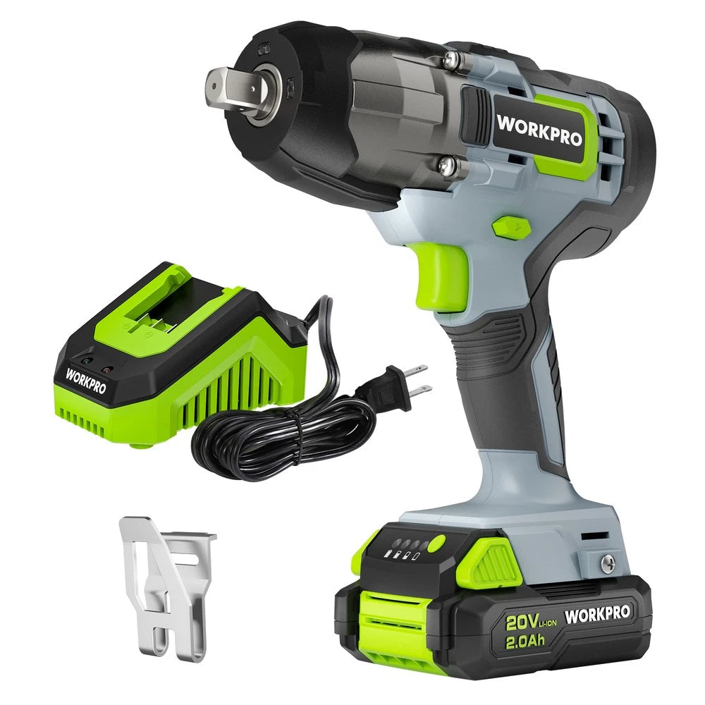 Workpro 20V Cordless Electric Impact Wrench 1/2" | Built Supply Co