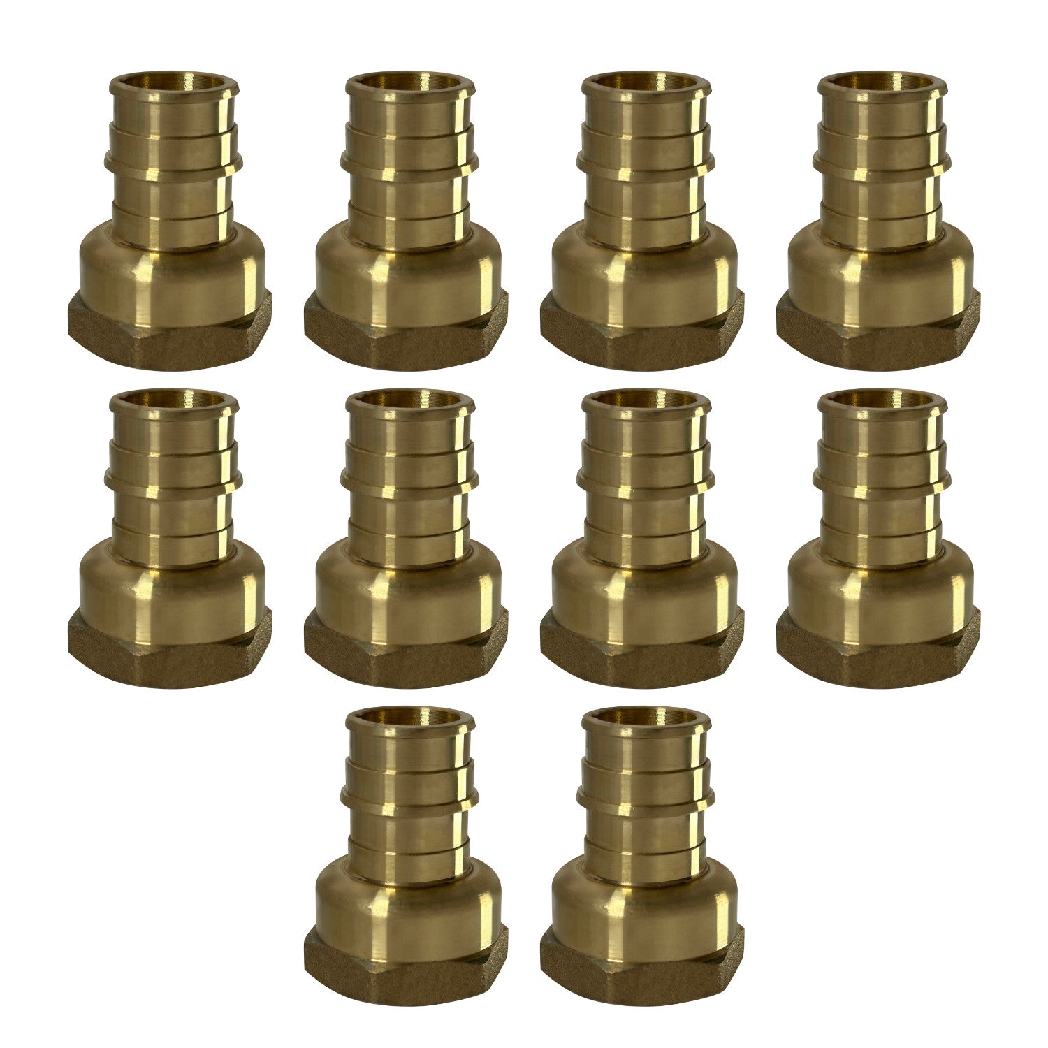 XFITTING 3/4" Pex A x 3/4" Female NPT Adapter 10 Pack