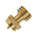Brass Propane Adapter 1-20lb Steak Saver Refill Fitting For Disposal