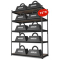 Workpro 72"x 36"x18" Adjustable Garage Storage Shelves 5tier Metal