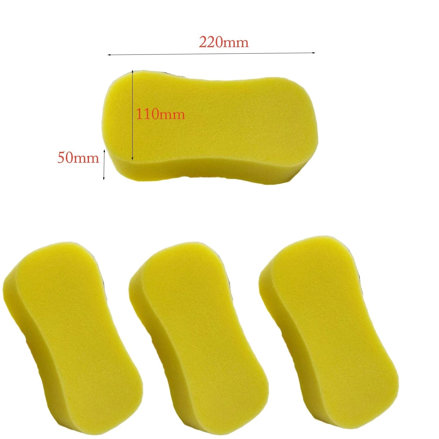 220x110x50mm Resilient Car Wash Sponge Maintains Shape After Repeated