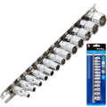 BlueSpot 13pc Socket Set - 4 to 14mm Metric Shallow by BlueSpot