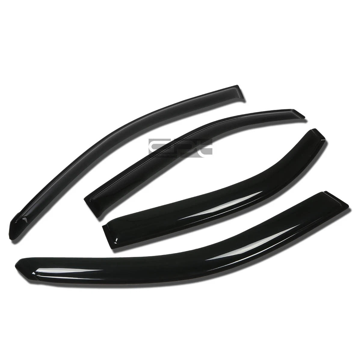 Fit 99-05 Ef Y4 4dr Smoke Tint Window Shade Visor/wind Deflector Vent