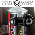AN -8 (JIC8) to 1/4 NPT Banjo Assembly for Facet Red Top Fuel Pump