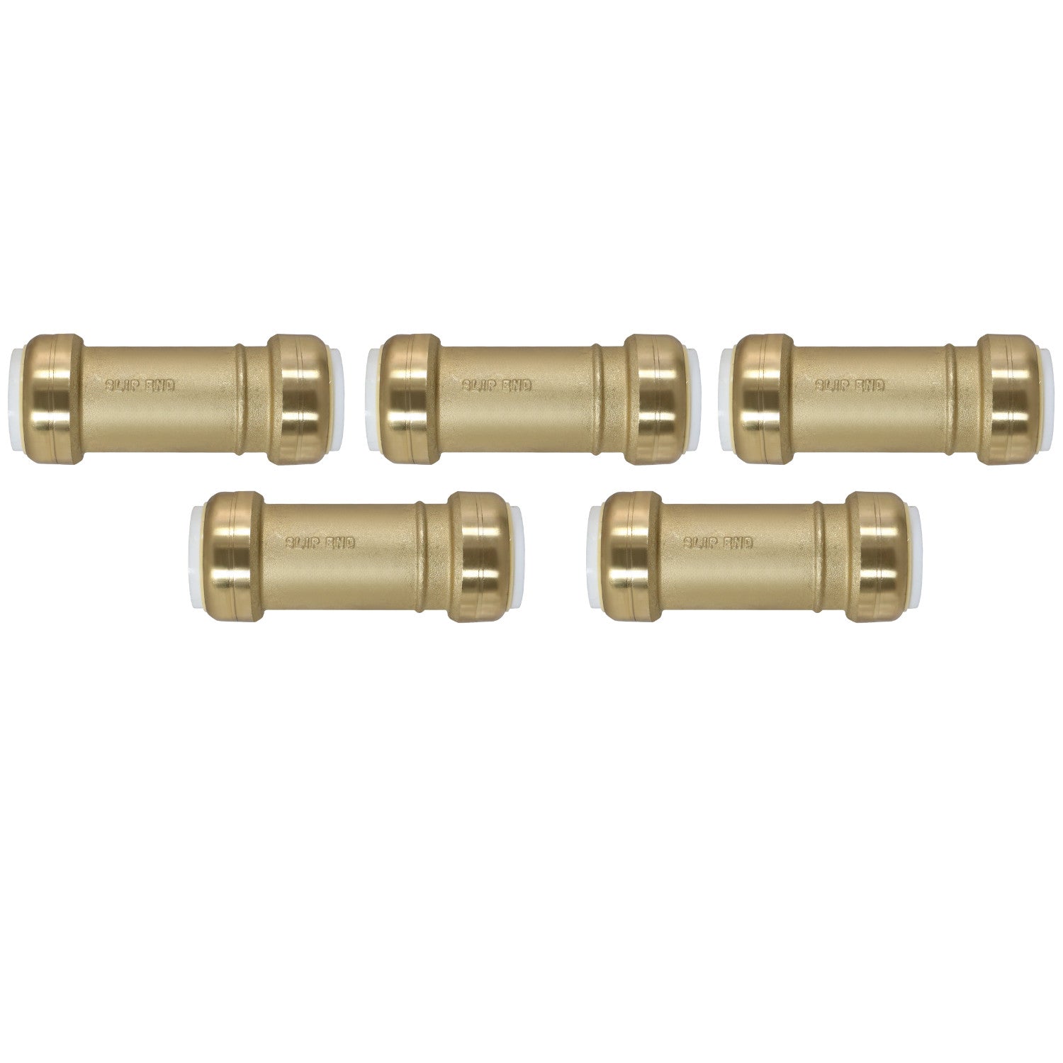 XFITTING 1" PVC Push Fit Slip Coupling 5 Pack
