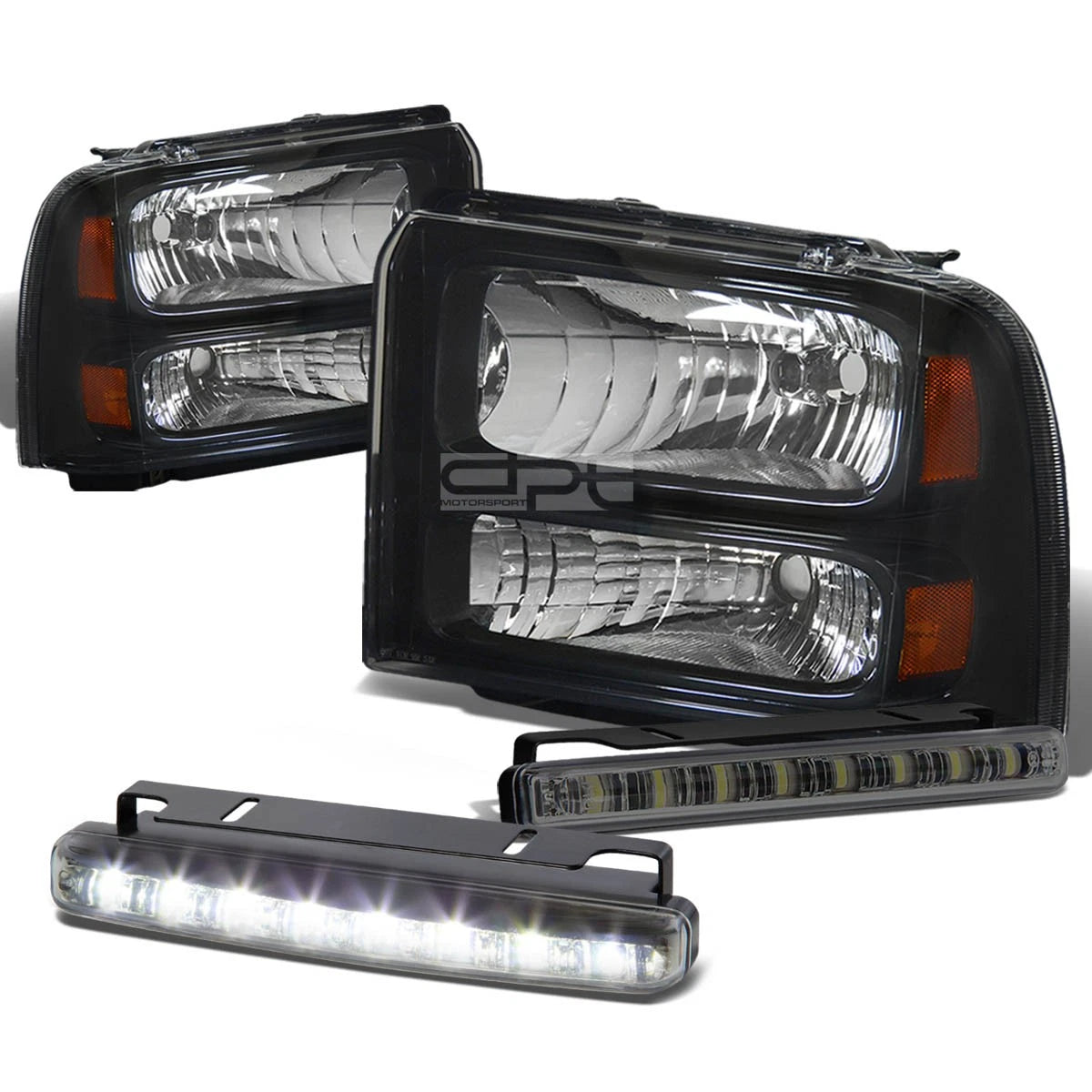 Black Amber Corner Head+bumper+sm<wbr/>oke Led Fog | Built Supply Co