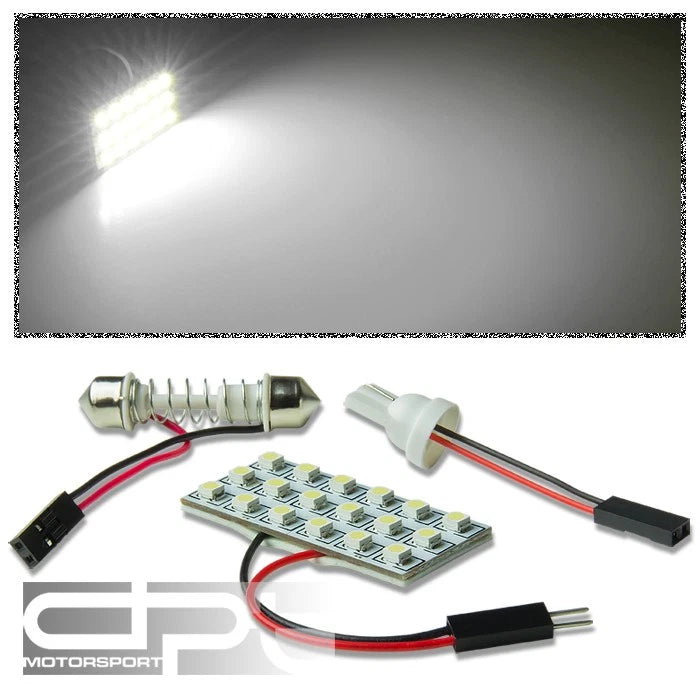 T10 3528 194/168/w5w 18-smd 12V Bright White Led Interior Dome Wedge