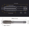 5/8inch UNC Tap & UNC Die Right Hand SetMachine Brand New High QualityOpens in a
