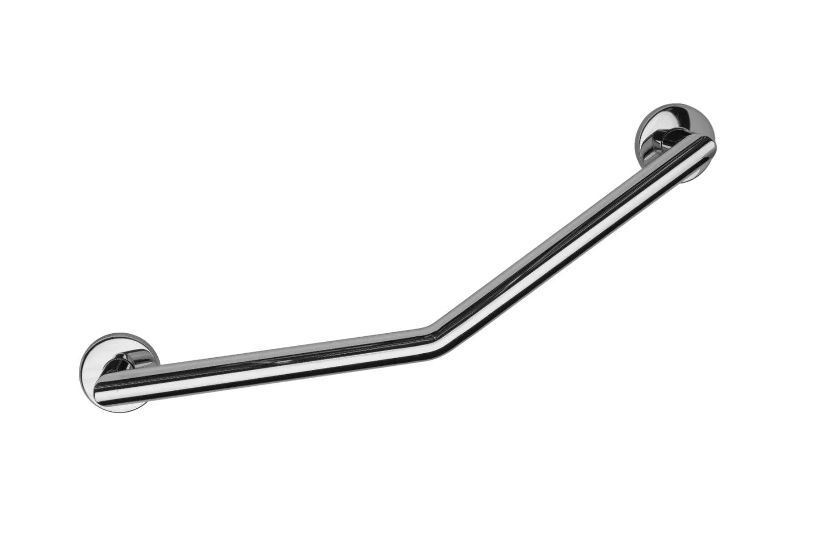 600mm Modern Stainless Steel Angled Grab Bar