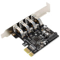 4-ports Usb 3.0 Pci-e Expansion Card Pci Express Pcie Usb 3.0 Hub
