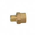 Copper Endfeed Male Iron Coupler 15mm x 1/4"