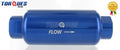 AN -10 (AN10 JIC -10 ORB-10) Blue Anodised Billet Fuel Filter 10