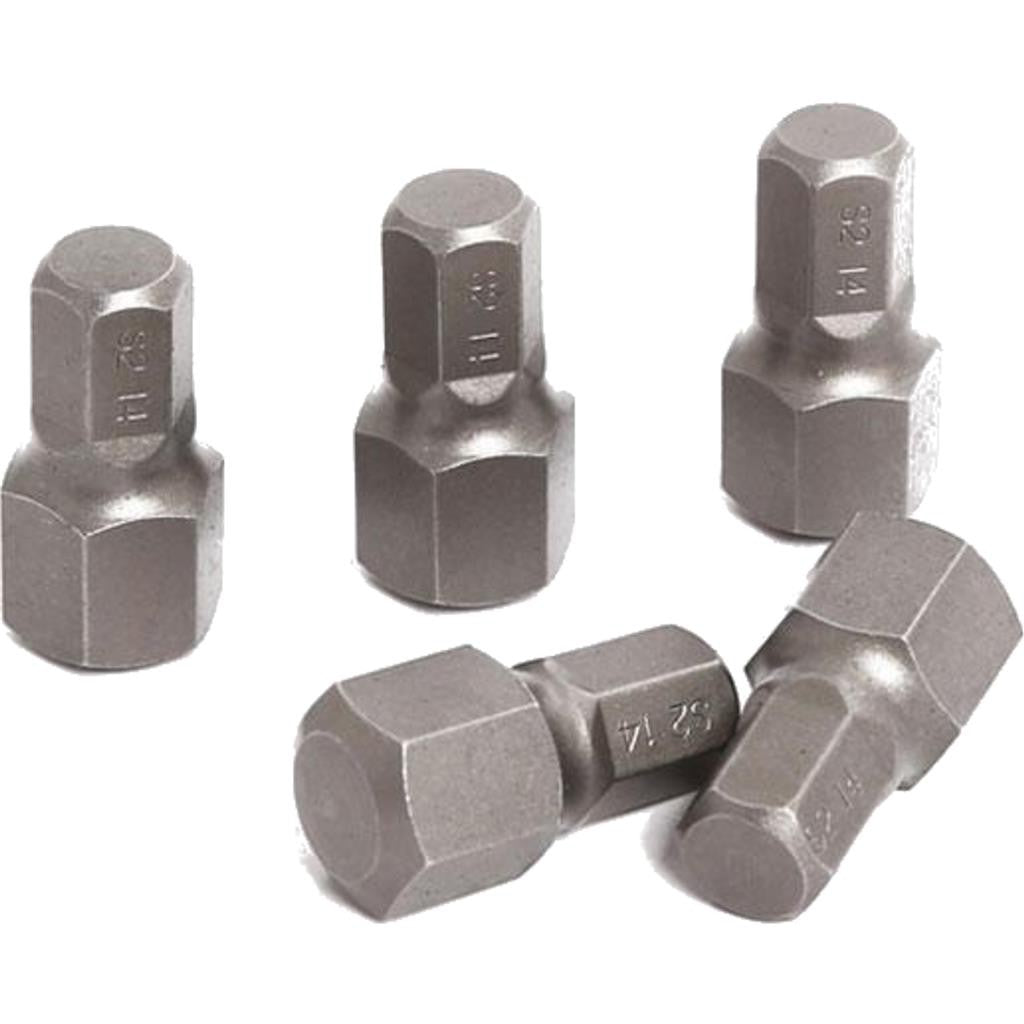 Neilsen 5pc Hex Bit Set 14mm x 30mm