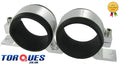Twin 60mm Diameter Fuel Pump / Filter Mount / Cradle For Bosch, Walbro. SILVER