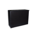 Wrap Counter 48"l X 20"d X 38"h, Flat Top | Black