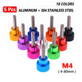 Knurled Thumb Screws M4 Hand Grip Knob