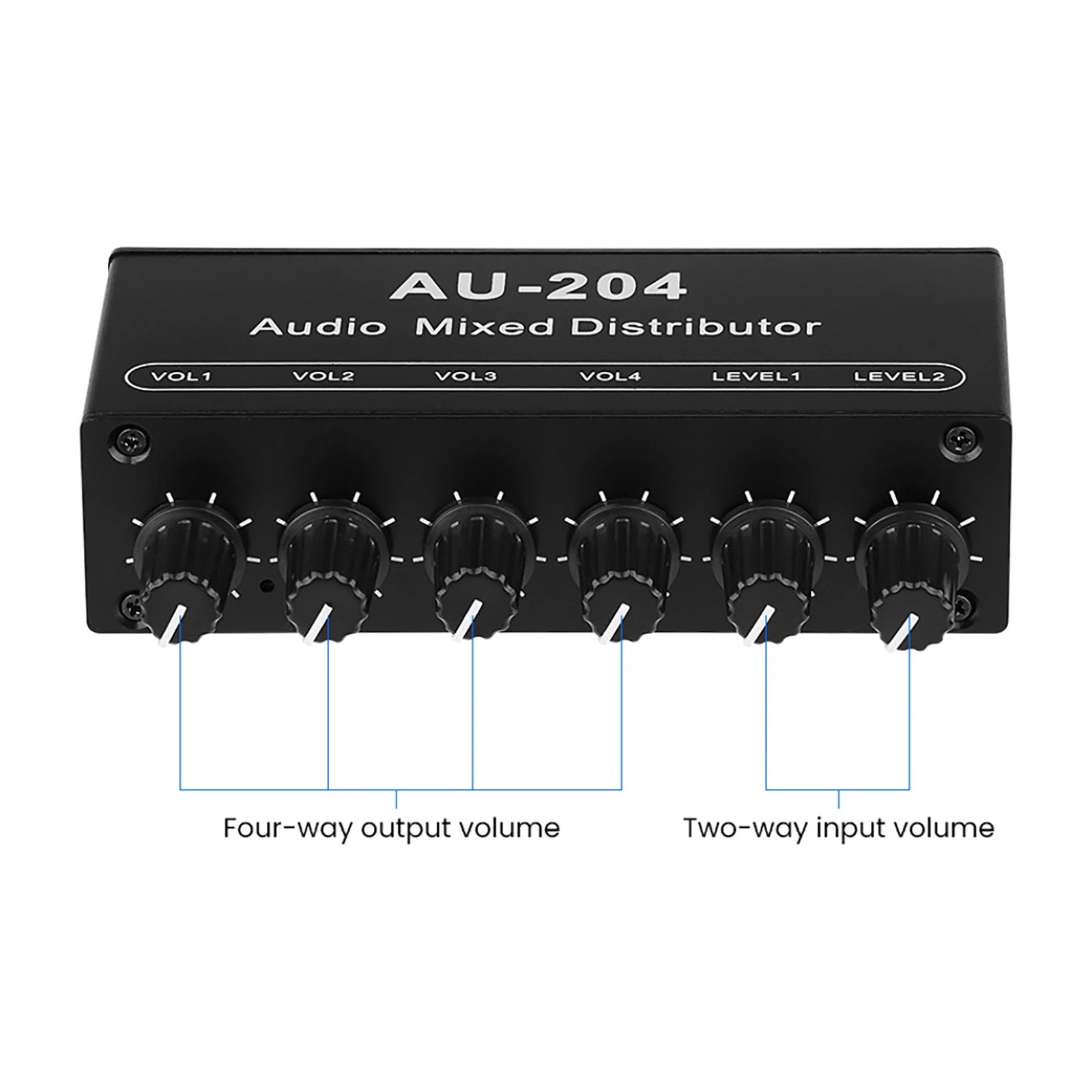 Audio Mixer Distributor Stereo Signal Selector Switcher Headphones