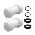 2 Pack Ibc Tank Adapter S60x6 Extension Spacer With Dust Cover And