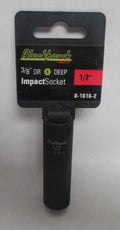 Blackhawk 3/8"dr 6pt Deep Well 1/2" Impact Socket U-1616-2