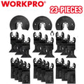 Workpro 23-pieces Quick Release Metal Wood Oscillating Saw Blades Set
