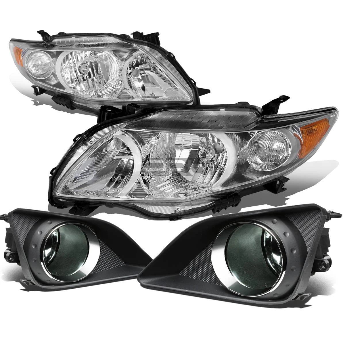 Chrome Housing Headlight+ambe<wbr/>r Corner+smoked | Built Supply Co