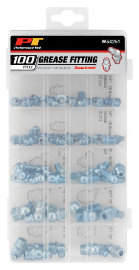 Performance Tool 100-Piece Grease Fitting Assortment by Performance Tool