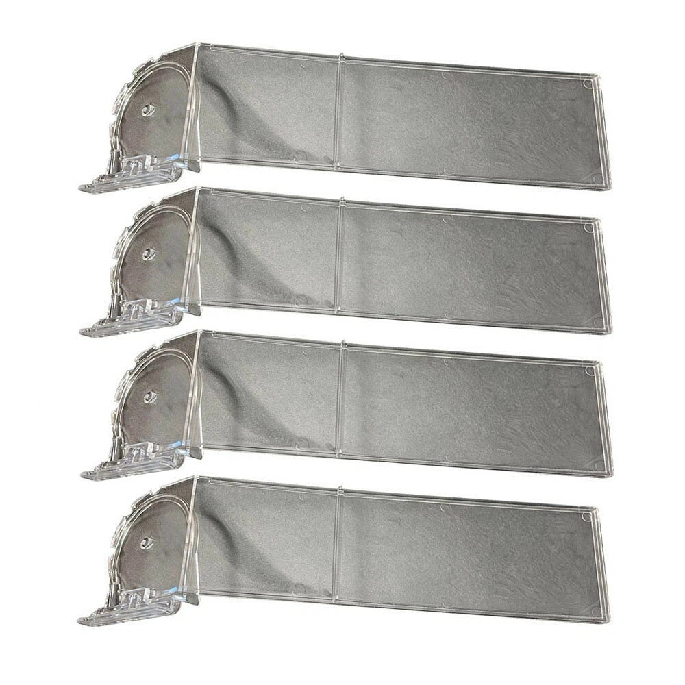 180 Degrees Angled Swivel Slatwall Mounted Acrylic Swivel Shoe