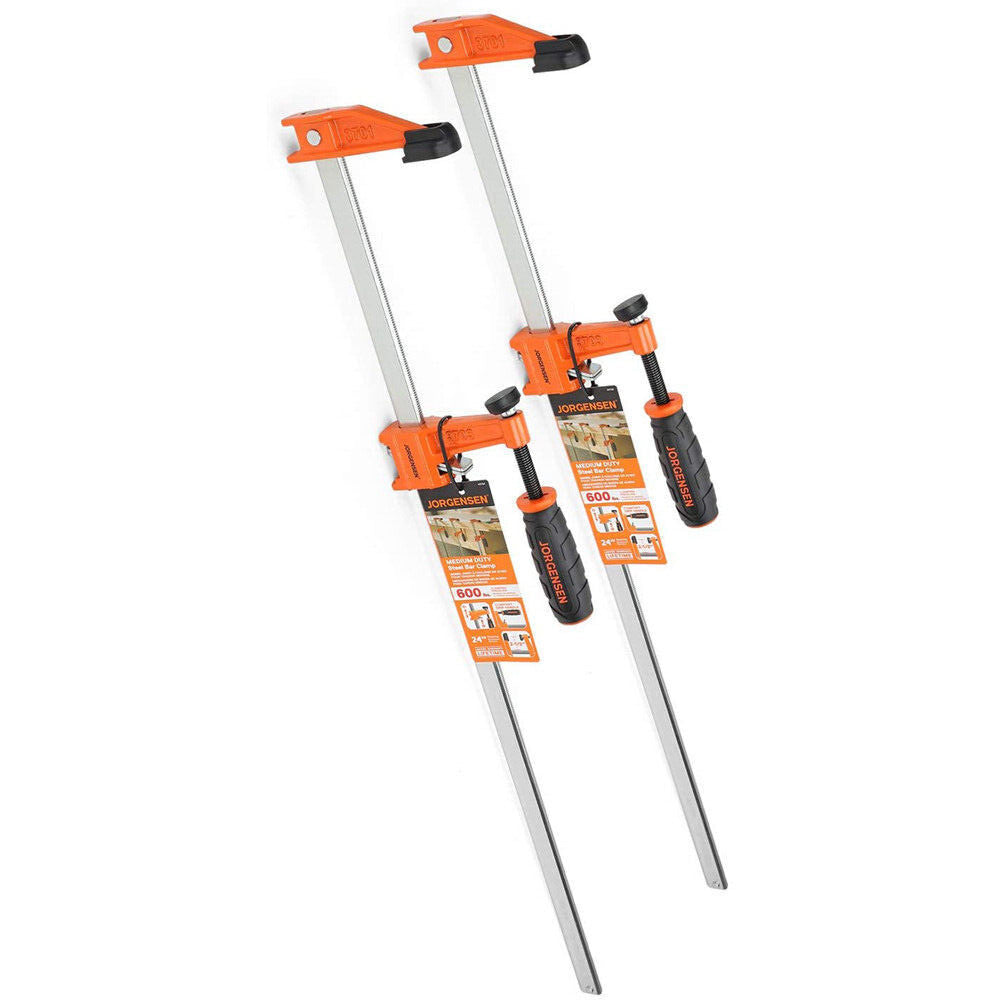 Jorgensen 24-Inch Steel Bar Clamp Set by Jorgensen