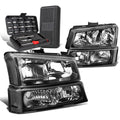 For 2003-2006 Chevy Silverado Black/clear Side | Built Supply Co
