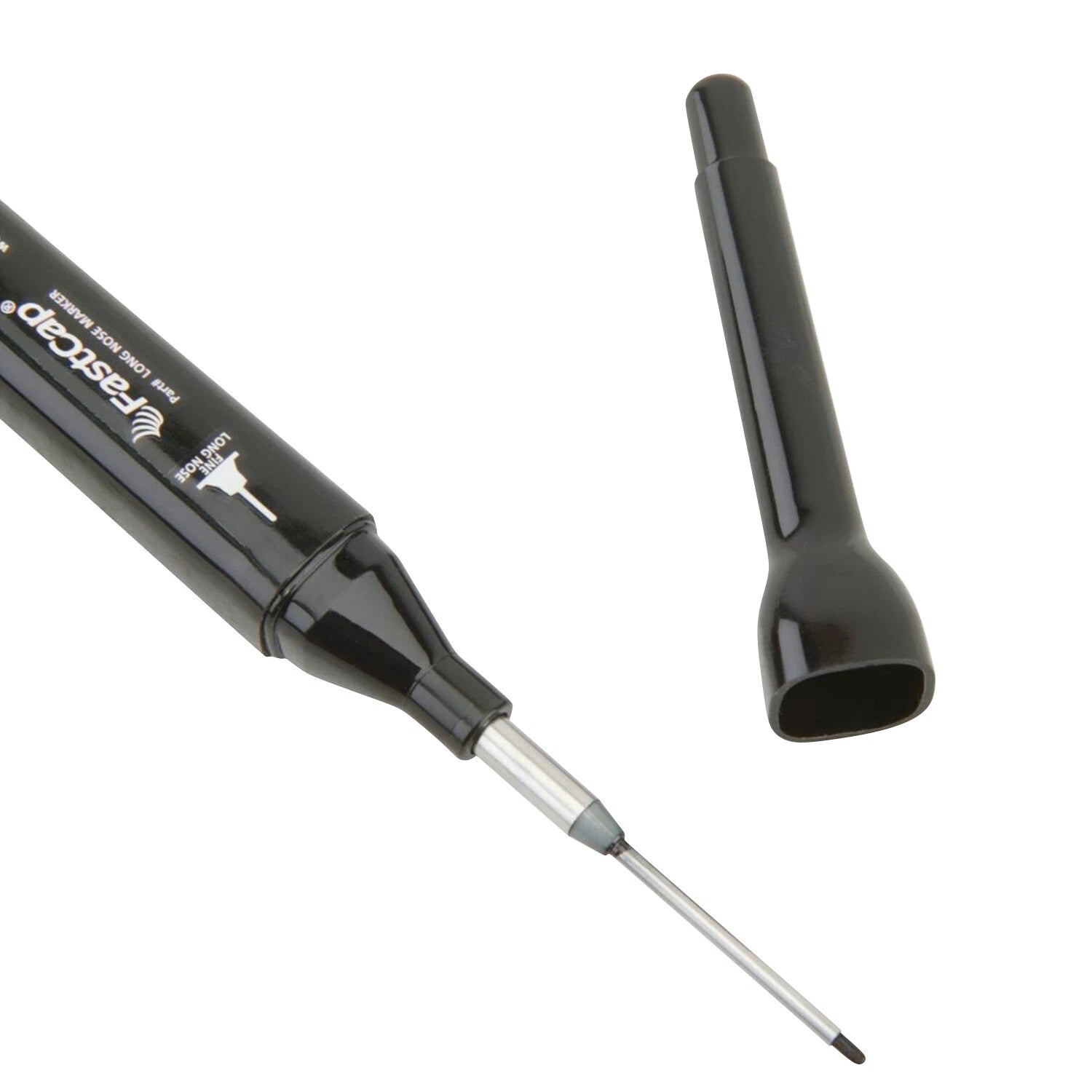 Fastcap T21734 Double Sided Black 1-1/8" Fine Point Tip Long Nose