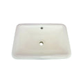 Tuba Rectangular Drop-in Bathroom Sink 21-1/2" X 14-3/4" X 7" Ivory