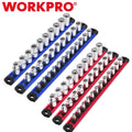 6-pack Magnetic Socket Organizer Set 1/4" 3/8" 1/2" Drive Socket