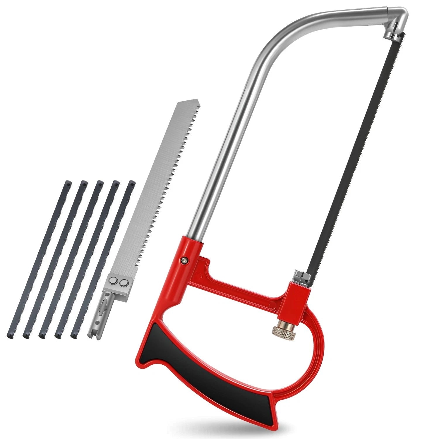 Alloy Steel Hack Saw Tool Set 5 Extra 8.66” Blades | Built Supply Co