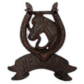 Welcome Horse Shoe Cast Iron Door Knock Western Rustic Metal Look Knocker