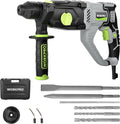 WORKPRO Premium 1-1/4 Inch SDS-Plus Rotary Hammer Drill, 7.5AMP