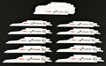 20 BOSCH 6" RECIPROCATING SAW SAWSALL BLADES 14TPI+18TPI BI-METAL METAL RCTM6X2O