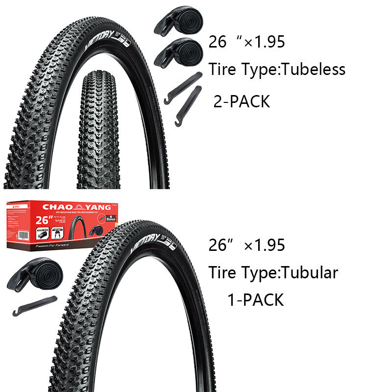 Mountain Bike Tire Replacement Kit 2PC