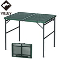 VILLEY 3-ft Portable Camping Table Grill Folding Table Lightweight