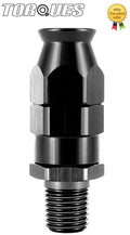 AN-6 Straight PTFE Fuel Hose Fitting To 8mm Barb Adapter by Unbranded