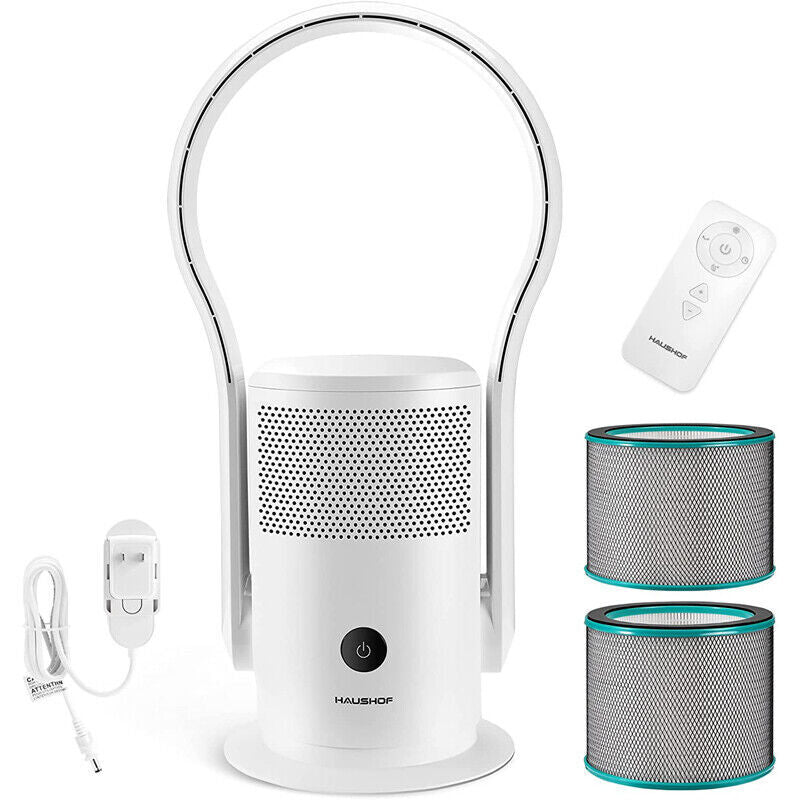 HAUSHOF Bladeless Tower Fan Air Purifier by HAUSHOF