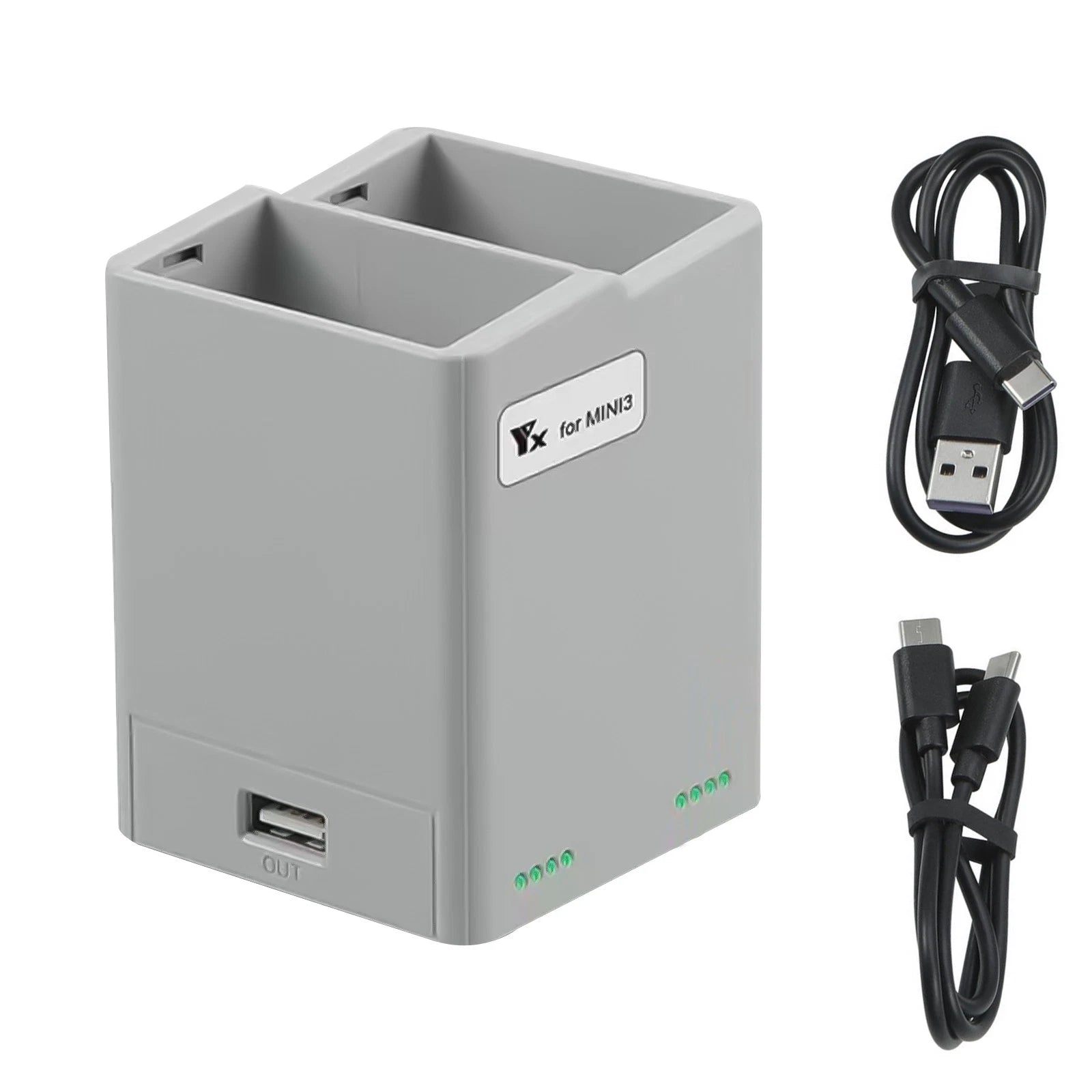 Two Way Usb Qc3.0 Battery Charger Box Charging Hub Power Bank For Dji